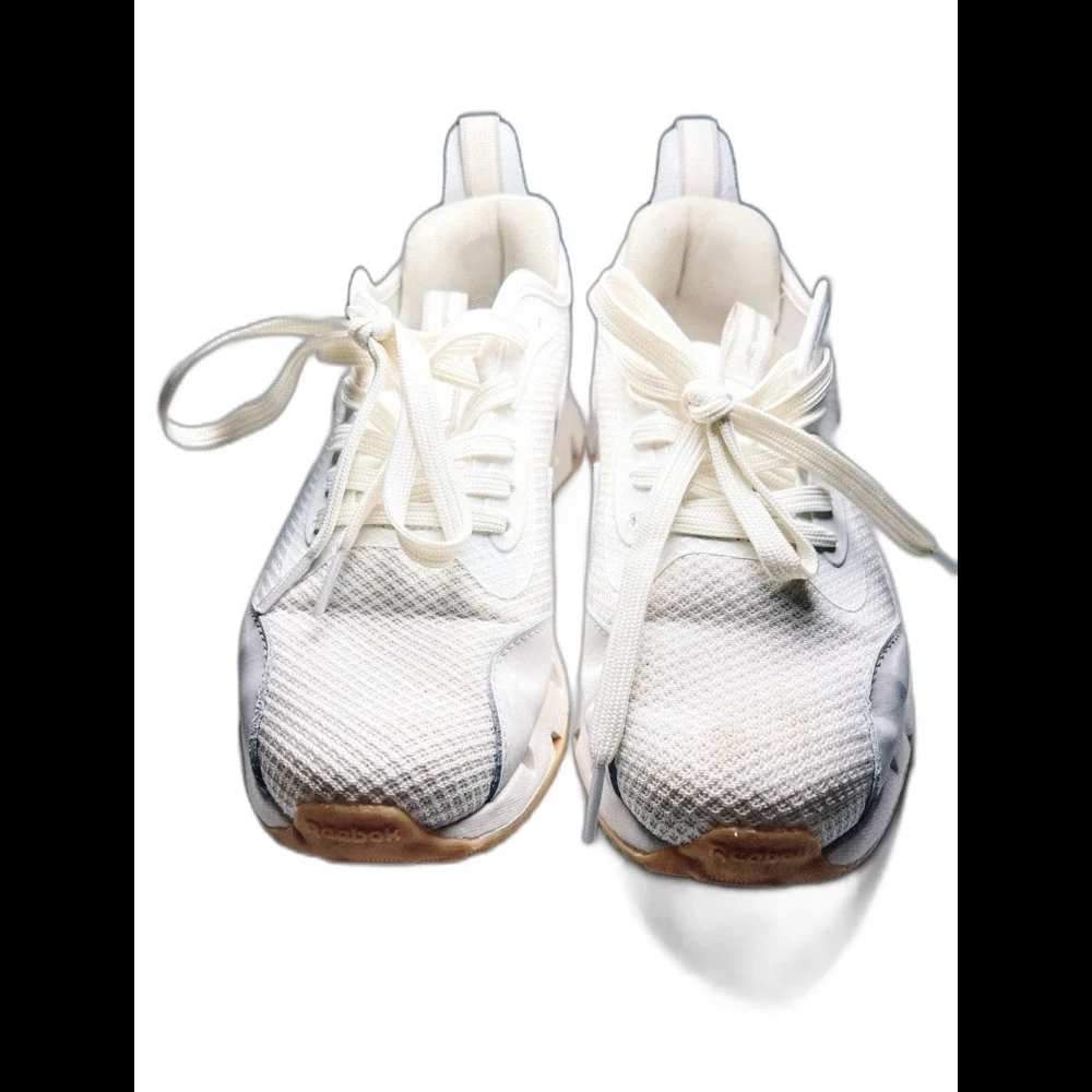 Reebok Sneaker Size 8 Modern Gorpcore White Tan Zig Dynamica STR Shoes